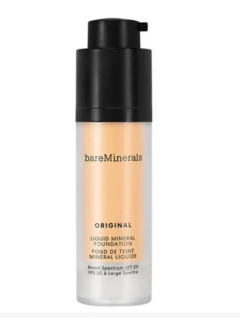 bareMinerals ORIGINAL Liquid Mineral Foundation SPF 20 Neutral Ivory 06 $39 NIB